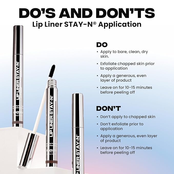 Sacheu Lip Liner STAY-N Peel Off Lip Stain — Long Lasting Matte Lip Tattoo Transfer Proof Lipstain Infused with Hyaluronic Acid & Vitamin E for All Skin Types — Vegan & Cruelty-Free, SINamon