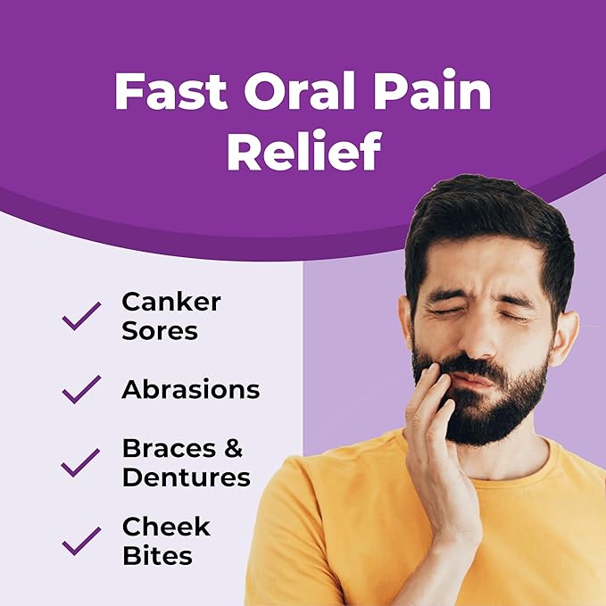 CUROXEN Mouth Sore Gel, Natural Relief for Inside Mouth Sores with Olive Oil, Calendula, and Clove – 0.42 oz