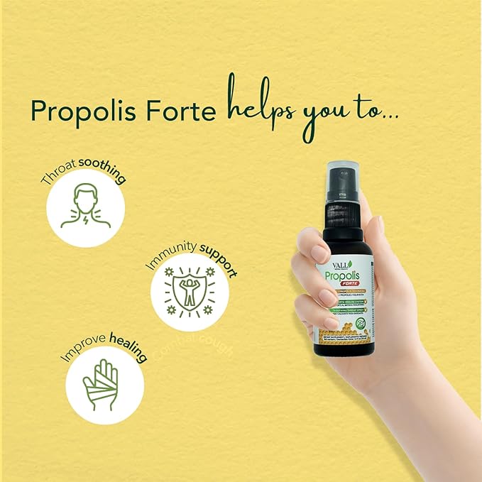 Vall-Propolis - Propolis Forte Oral Spray 1 fl oz (30 ml) - Propolis, Echinacea & Vitamin C Blend - Soothing Throat Relief and antioxidant Immune Support