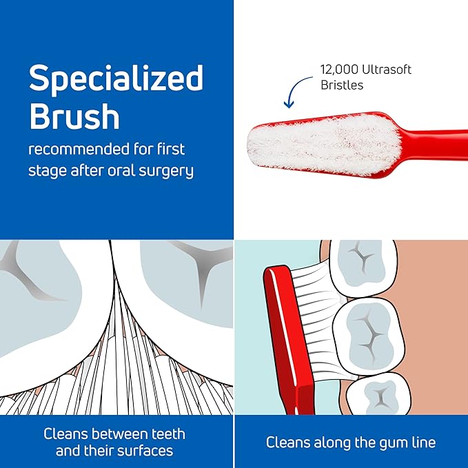 TePe Special Care Soft-Bristle Toothbrush, Post-Surgery Toothbrush for Sensitive Teeth and Gums