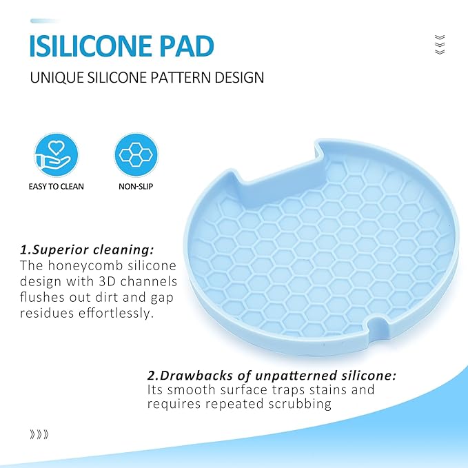 Retainer Case with Mirror,Slim Aligner Case with Vent Holes,Cute Dental Brace Box with Retainer Removal Tool and Brush (Blue Blue)