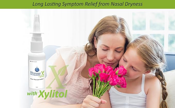 Rhinase X Combo Pack - Nasal Gel (30g) & Spray (30ml) for Complete Nasal Relief from: Dryness, Congestion, Post Nasal Drip, and Allergies. Retain Moisture for Dry Nose Relief