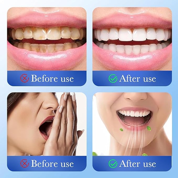 Collagum Smile Strengthening Collagen Powder, Collagen Tooth - Hydroxyapatite Toothpaste Care Powder Protect Gum