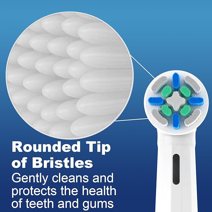 10 Pack IO Replacement Heads Compatible with Oral b IO 2/3/4/5/6/7/8/9/10 Series Electric Toothbrush, Brush Heads Refills Compatible with Oral B IO for Teeth Clean (White)