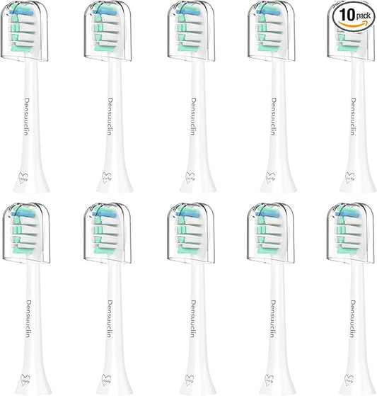 Replacement Toothbrush Heads for Philips Sonicare Replacement Heads, Replacement Brush Head Compatible with Phillips Sonicare Electric Toothbrush, 10 Pack