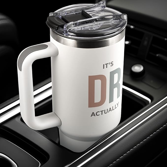 PhD Graduation Gifts, Doctor Gifts, It's Dr Actually Tumbler 40oz, Doctor Phd Doctorate Gift for Women Men Doctoral Graduates, Doctorate Doctors Graduation Gift, Doctoral Degree