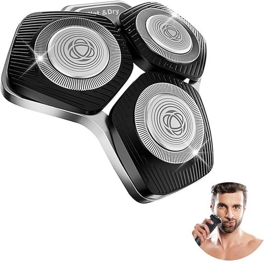 SH71/50 Shaving Heads Compatible with Phili*s Shavers Series S5000 (S5XXX),S7000 (S7XXX) for SH60/70 and SH70/70 (Black)
