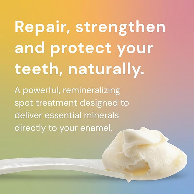 Bliss Energetics Remineralizing Tooth Puddy | Fluoride-Free with Hydroxyapatite | Remineralization | All Natural Ingredients & Preservative Free | Mineral-Rich Spot Treatment 1oz