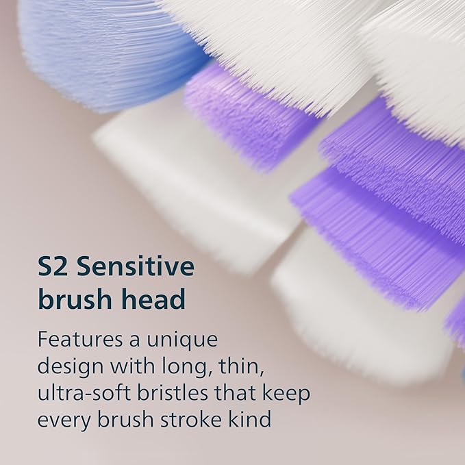 Philips Sonicare 6700 Series Electric Toothbrush - Next-Generation Sonicare Technology, Pressure Sensor, 9 Brushing Settings, SmarTimer, BrushPacer, 21-Day Runtime, Travel Case, White, HX7410/07