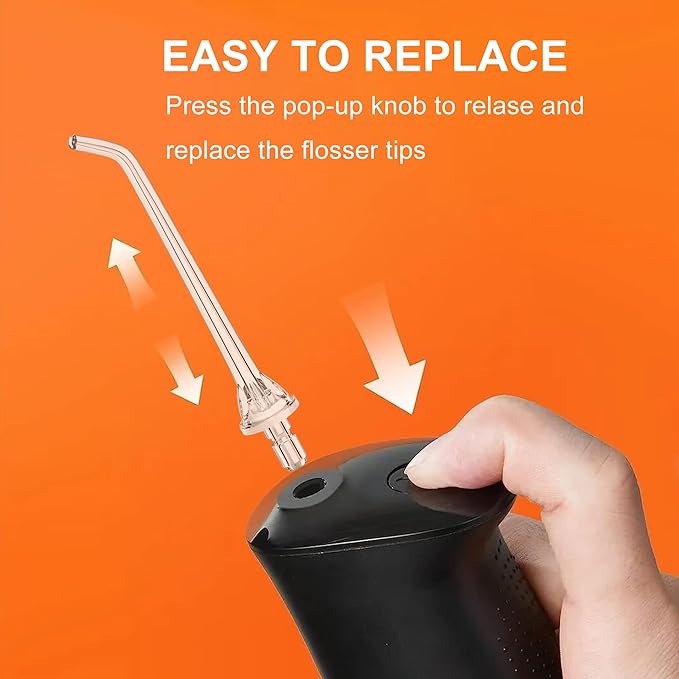 Water Flosser Tip for Bitvae, Replacement Heads Oral Irrigator Refill Heads Jet Tips,Only Compatible C2/ C5/C6 water flosser(Classic Jet Tips)