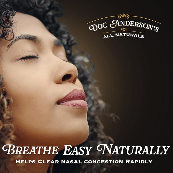Doc Anderson's Botanical Nasal Spray – Natural Congestion Relief with Aloe & Thyme for Clearer Breathing, Combat Irritants, and Moisturizes, Made in USA (1 Pack)
