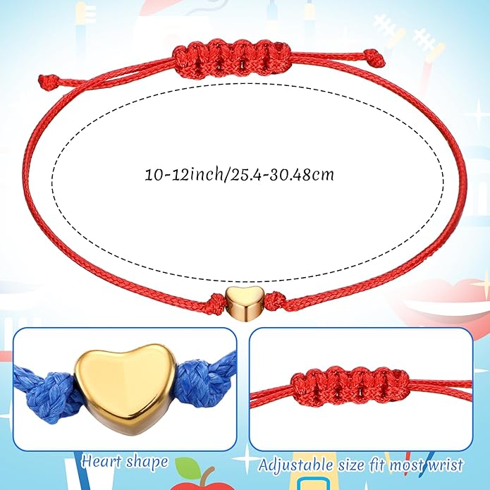 24 Sets Dental Assistant Gifts for Office Bulk Colorful Heart Dental Assistant Bracelets with Appreciation Cards and OPP Bags for Women Men Dentist Hygienist Coworker Birthday Party Thank You Gifts