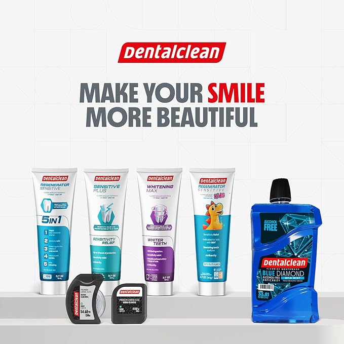 Pack of 4 Toothpaste Gel - Sensitivity Relief - Mild Mint Flavor - Protects Teeth and Reduces Sensitivity - 3.7 oz 104g