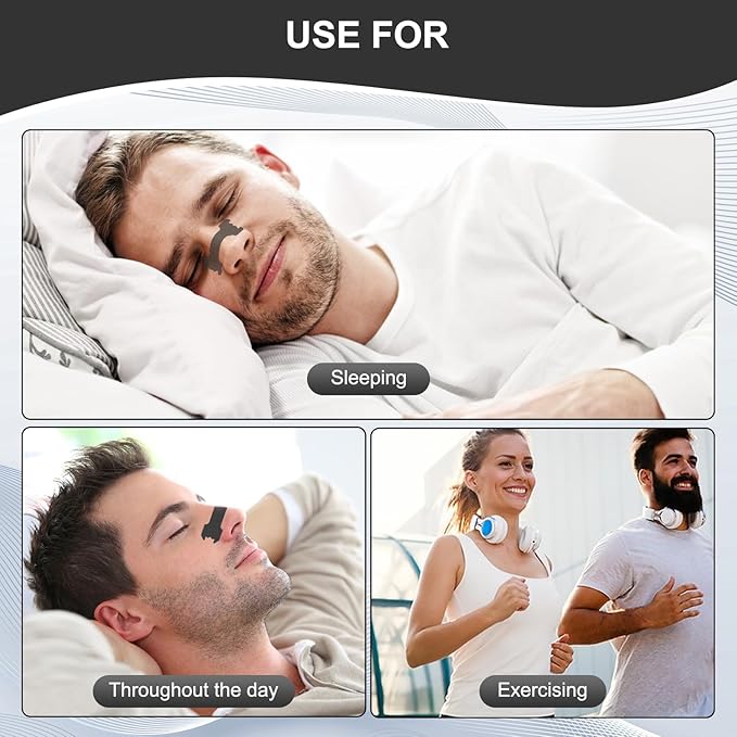 MQ 50ct Nasal Strips for Snoring Black Nose Strips for Breathing Extra Strength Snore Strips to Open Nasal Passages, Relieve Nasal Congestion