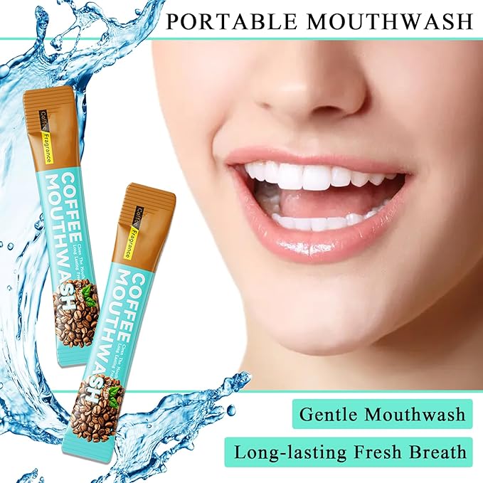 Travel Size Mouthwash,Mini Mouthwash Travel Size Bulk Portable Mouth Wash Set,Individual Small Travel Mouth Wash Packets for Fresh Breath(Pack of 20) C