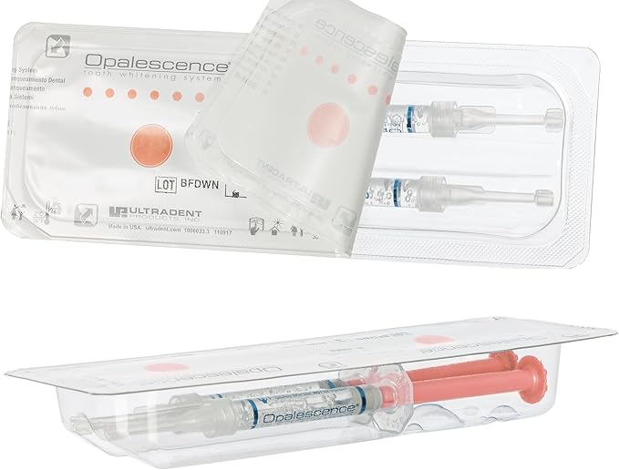 Opalescence 35% Gel Syringes Teeth Whitening - Refill Kit (4 Syringes Total) Carbamide Peroxide. Made by Ultradent, in Melon Flavor. Tooth Whitening Refill Syringes 5404-1