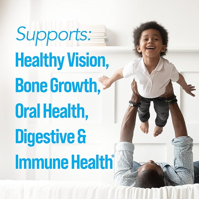 Culturelle Kids Complete Chewable Multivitamin + Probiotic For Kids, Ages 3+, 90 Count, Digestive Health, Oral Health & Immune Support - With 11 Vitamins & Minerals, including Vitamin C, D3 & Zinc