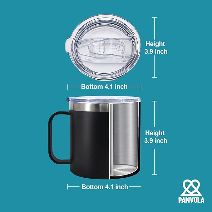 A Wise Doctor Once Wrote Insulated Coffee Cup 14oz With Handle And Lid Doctor Gifts Physician Medical Student MD Dr Husband Wife Dad Mom Stainless Steel Vacuum Insulated Camping Travel Mug (Black)