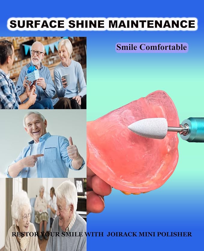 Cordless Repair Kit 35000 RPM Mini Polisher for Edge Correction, Stains Remove and Surface Finishing, Includes 16 Polishing and Cleaning Attachments and Storage Box