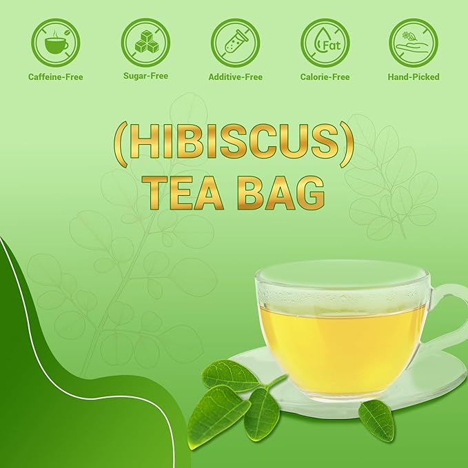 Moringa Leaf Tea - Caffeine Free, 50 Tea Bags