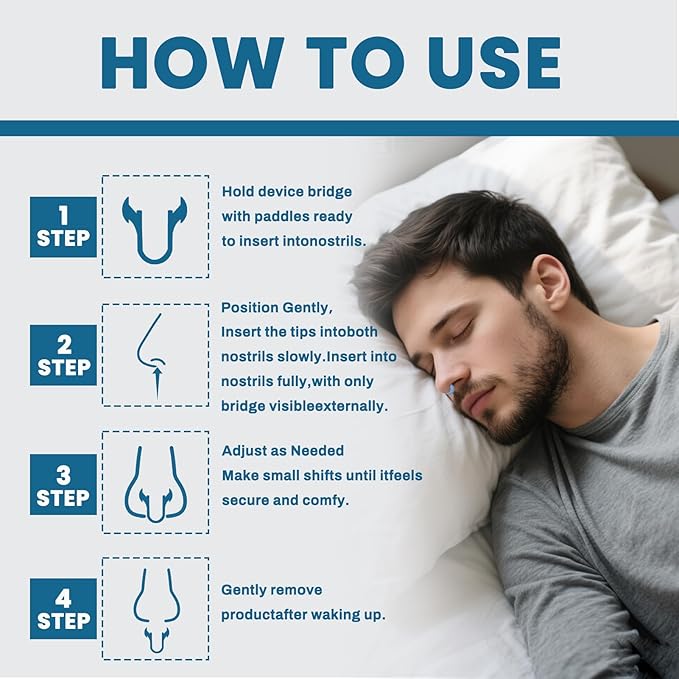 Nasal Dilators for Snoring (Blue)