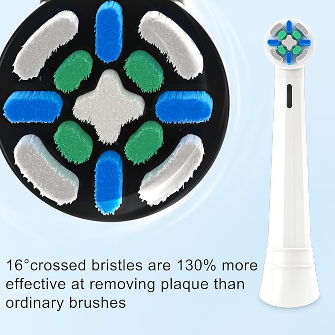 Toothbrush Replacement Heads for IO 2/3/4/5/6/7/8/9/10 Series Electric Toothbrush,Replacement Brush Heads Compatible with Oral B,8 Count