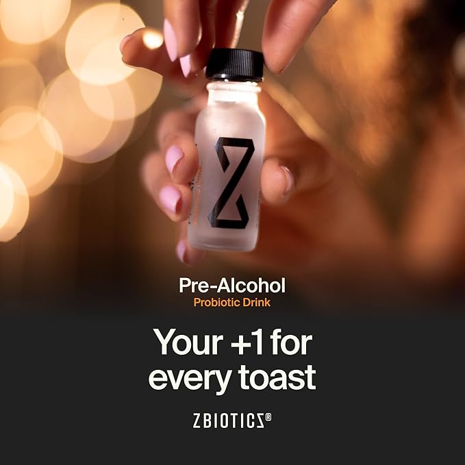 ZBiotics — Feel Better After Drinking, Wake Up Refreshed, Science-Backed, Patented Probiotic for Easier Mornings, Travel-Friendly, 50-Pack of 0.5 Fl Oz Bottles (50 Pack)