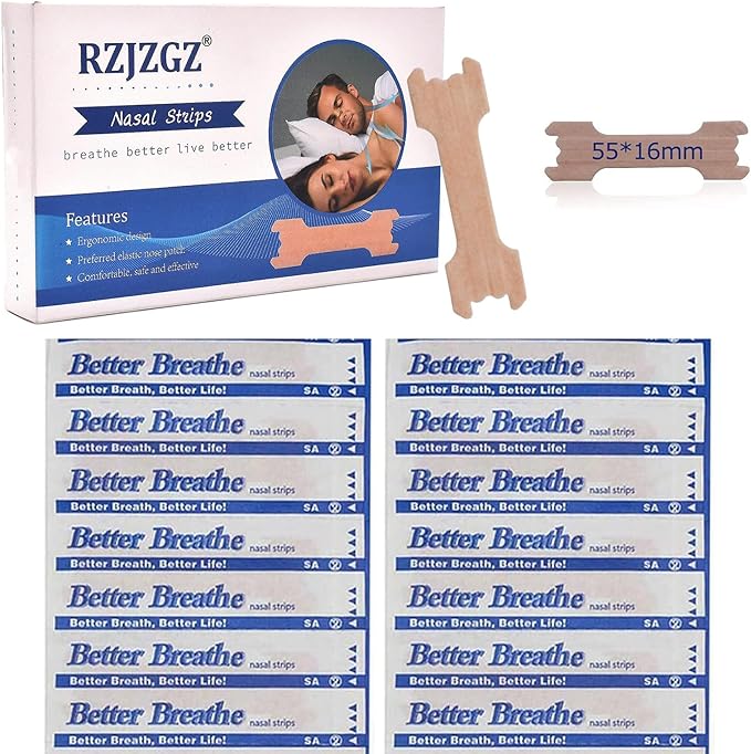 RZJZGZ Medium Breathe Improve Nasal Strips to Reduce Snoring Works Instantly to Improve Sleep, Relieve Nasal Congestion Due to Colds & Allergies (310 Pack)