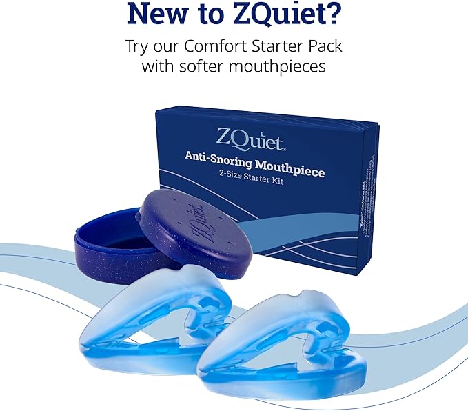 ZQuiet, Anti-Snoring Mouthpiece, Firm Size #2, Strong & Durable Mouthguard, Ideal for Those Prone to Teeth Grinding & Clenching, Made in USA, Size 2