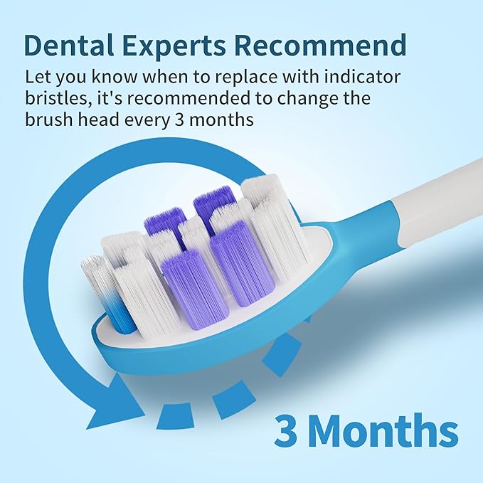 Electric Toothbrush Heads for Philips Sonicare Replacement Heads, 8 Pack Adults Kids 7+ Sonicare Toothbrush Replacement Brush Heads Philips Sonicare Sensitive Replacement Heads C2 C3 G2 G3 A3, White