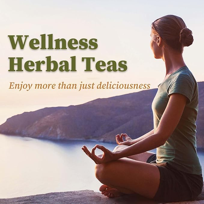 FullChea - Yarrow Tea Bags, 50 Count, 2g/bag - Premium Yarrow Herb - Non-GMO - Caffeine-free - Aid Digestion & Boost Immunity