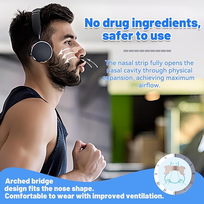 240PCS Nose Strips for Breathing,Extra Strength Nasal Strips for snoring,Suitable for Nasal Congestion & snoring (240)