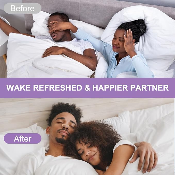 MQ 100ct Nasal Strips for Snoring Lavender Scent Nose Strips for Breathing Extra Strength Snore Strips to Open Nasal Passages, Relieve Nasal Congestion