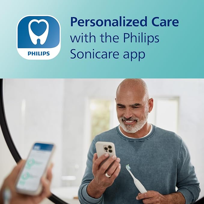 Philips Sonicare DiamondClean Smart 9750 Electric Toothbrush, Sonic Toothbrush with App, Pressure Sensor, Brush Head Detection, 5 Brushing Modes and 3 Intensity Levels, Rosegold, HX9924/67