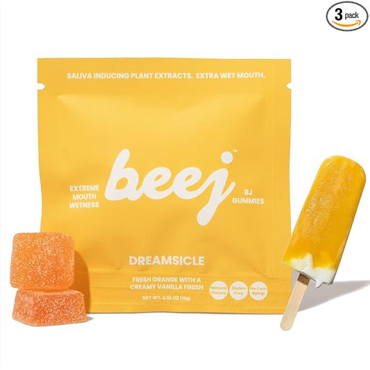 BJ Gummies, by BEEJ. Oral Sex Candy for Couples. (Dreamsicle)