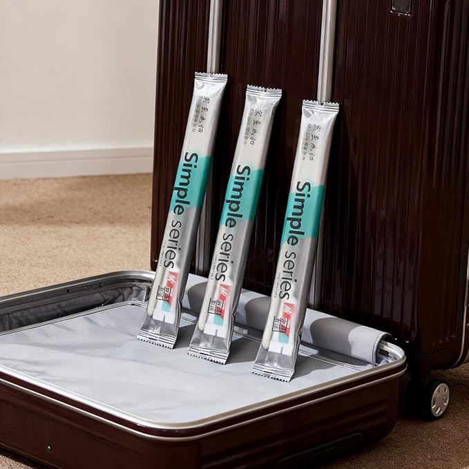 Travel Brush with Toothpaste – 20 Pieces Hygiene Kit | Portable Brush, for Travel Camping Hotels Gym School Hospital Briefcase