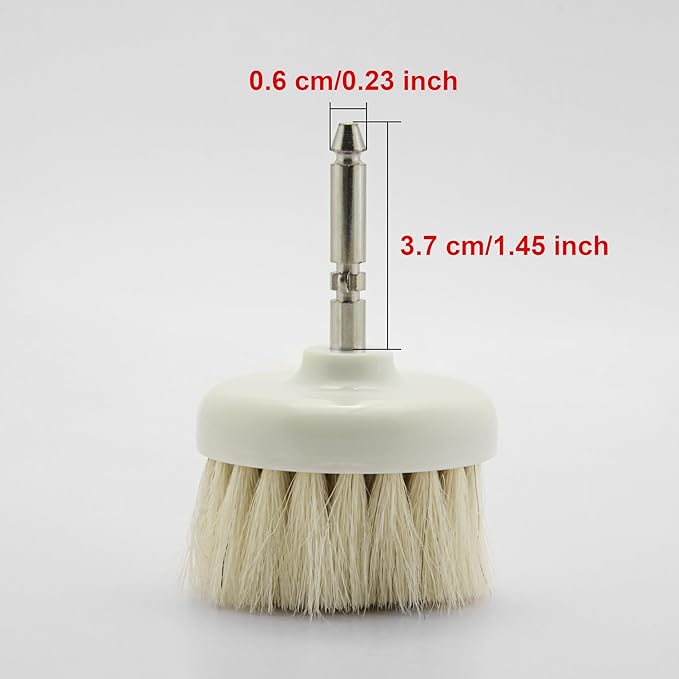 Facial Care Skin Cleansing Replacement Accessories for Electric Exfoliating Brush Heads Face Cleansing Elitzia ETFB80 (One Set for Large Small Wool Brush)