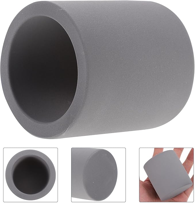 Garneck Diatomite Toothbrush Holder Stand Water-absorbent Quick-drying Toothbrush Organizer Base for Bathroom Countertop Storage Gray