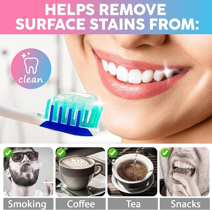 Niacinamide Whitening Toothpaste, Complete Care Toothpaste，Remove Tartar,Remove Tooth Stains,Protects Tooth Enamel,Fresh Breath,3.8oz (Pack of 1)