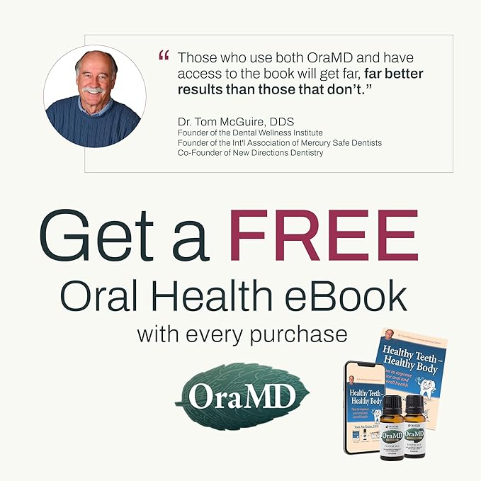 OraMD Original Tooth Oil for Oil Pulling - Healthy Gums, Fresh Breath & Sensitive Teeth Relief - Natural Alternative to Mouthwash (3-Pack)
