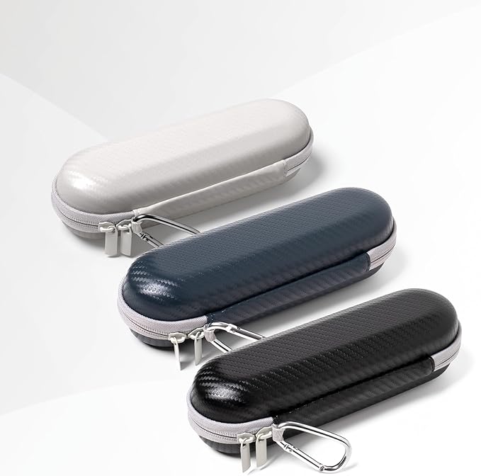 Nincha Hard Shell Electric Toothbrush Case - for Oral-B iO/Pro/Smart Series, Philips Sonicare Electric Toothbrush, Bigger Size Travel Case Fits all Powered Toothbrushes and Accessories Grey