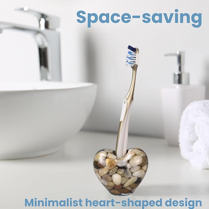 Toothbrush Holders for Bathroom Countertop, Toothbrush Stand, Single Toothbrush Holder Small Mini Tooth Brush Holder