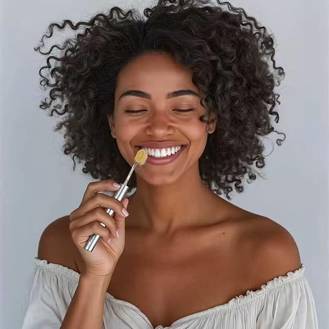 Ultra Soft Manual Toothbrushes for Adults Sensitive Gums– Eco-Friendly Aluminum Alloy+ABS Handle with 1 Replaceable Gum Care Heads, Gentle Wide Bristles for Sensitive Teeth & Gums, Air