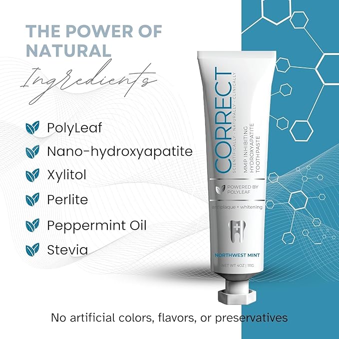 Fluoride-Free Nano-Hydroxyapatite Toothpaste – Whitening, Sensitive Teeth, MMP Inhibiting, Antiplaque, Remineralizing, Created by Doctors + Dentists for Gum Health, SLS-Free, Made in USA, 4oz, 2-Pack