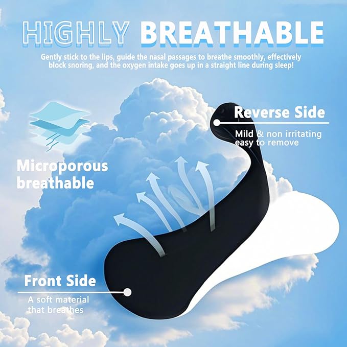 Nose Strips for Breathing (90 Count),Nasal Strips for Snoring,Breath Strips,Nose Strips,Nose Opener for Breathing Sleep,Oil & Sweat Proof High-Adhesive Patch,Better Sleep & Anti Snore,Gentle On Skin