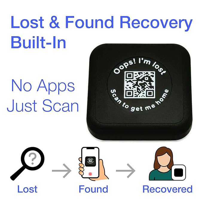 Kasse Invisalign Case by nCase | Modern Aligner & Retainer Case with QR Code Recovery | Magnetic Twist Open | 3D Printed in the USA | Secure Travel Design | Includes Invisalign Remover Tool | Black