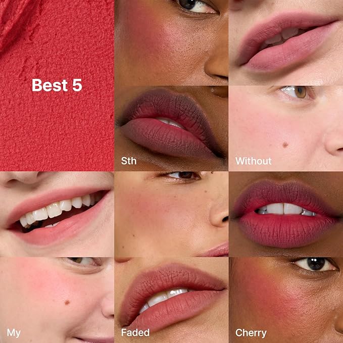 fwee Blurry Pudding Pot + Keychain SET | Airbrushed Blush & Lip, Buildable Pigment, Long-lasting, Lightweight, Easy to Blend, Natural Soft Matte Finish Makeup – Like (Light Pink) | 0.17 oz