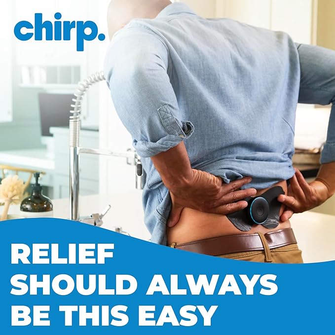 Chirp Halo Wireless Muscle Stimulator – Portable EMS Device for Muscle Recovery, Pain Relief, and Strength Training, Stimulator for Faster Growth & Recovery (Single)