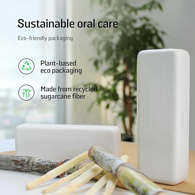 Soocas NEOS II Refresh Set - Electric Toothbrush with Water Flosser, Sonic Electric Toothbrush for Adults, Portable for Travel, Deep Clean for Implants & Braces, Healthier Gums, Pearl White