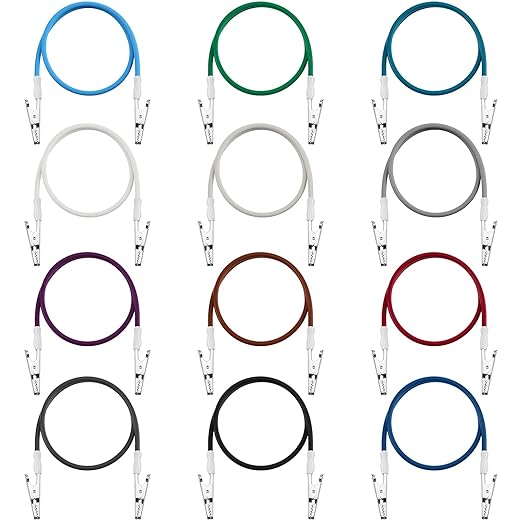 Patelai 12 Pcs Silicone Dental Bib Clips Colorful Napkin Clips Bib Holder Dentist Napkin Chain Neck Chain with Lanyard for Elderly Adult Patient Towels Restaurant Cloth Travel(Vivid Color Series)